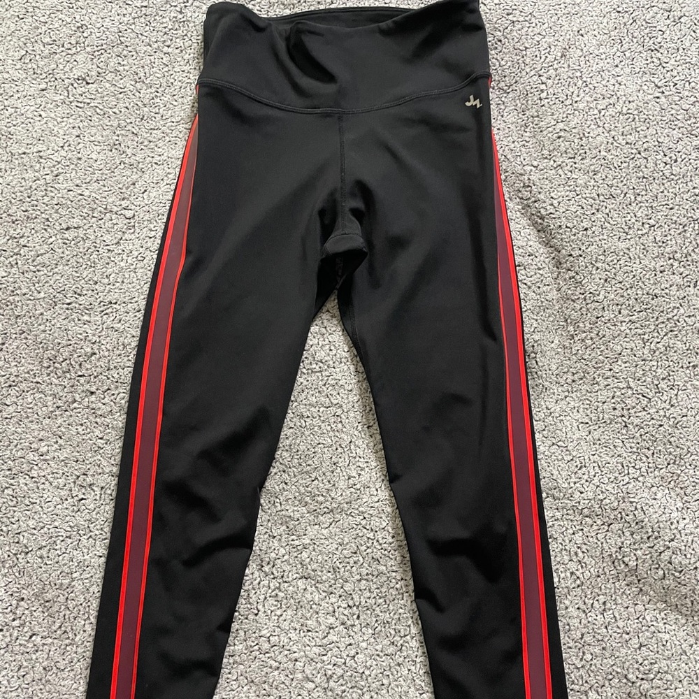 Joy Lab Leggings with Red Stripe Detail